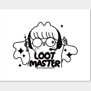 Loot master black version Posters and Art